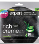 Godrej Expert Rich Creme Natural Black Aloe Vera – 12g + 12ml