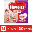 Huggies Wonder Pants Medium (M) Size Baby Diaper Pants – 20Nos